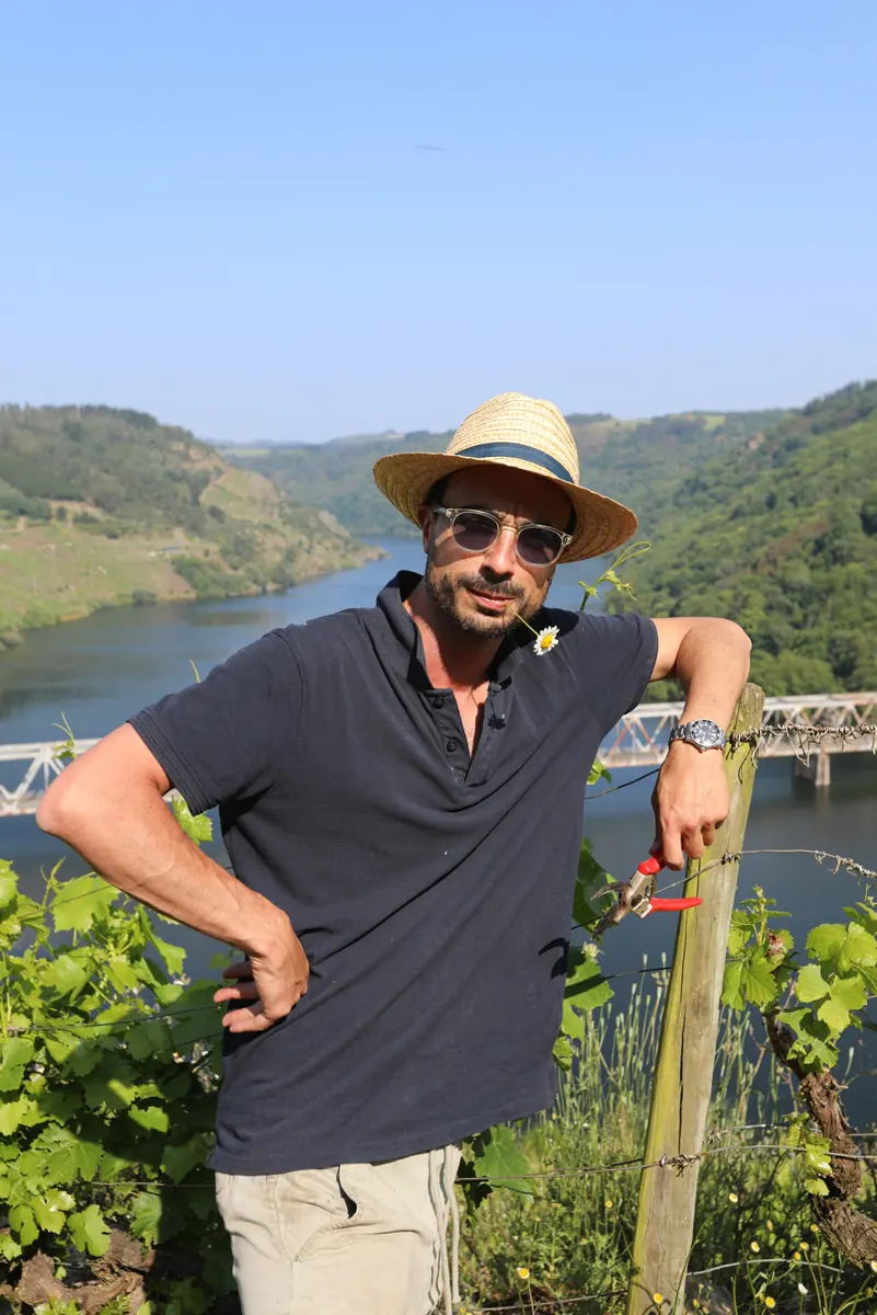 Eli Levy en el viñedo